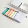 50pcs Flannel Jewelry Packaging Pouches Chic Purple Wedding Favor Gift Bag Velvet Drawstring Pouch for Cosmetic Makeup Eyelashes