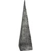 Black and Silver Sisal Conical Christmas Tree 40 Cm