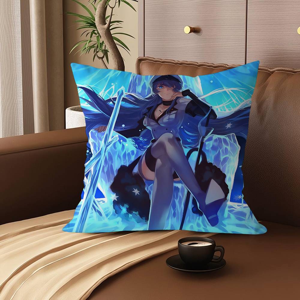 E-Esdeath Cartoon Animation Personalisiertes Kissen Staubschutz Schlafzimmer Kinder Party Dekoration Kissenbezug Geburtstag Kinder Geschenk