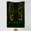 Novel HHamnet Throw Soft Warm Flannel Blanket Multiuse Throw for Bed Sofa Office Air Conditioning Nap Blanket