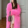 Woven Fur Winter Coat Medium and Long Wool New Imitation Fox Fur Coat Light Lazy Wind Cardigan