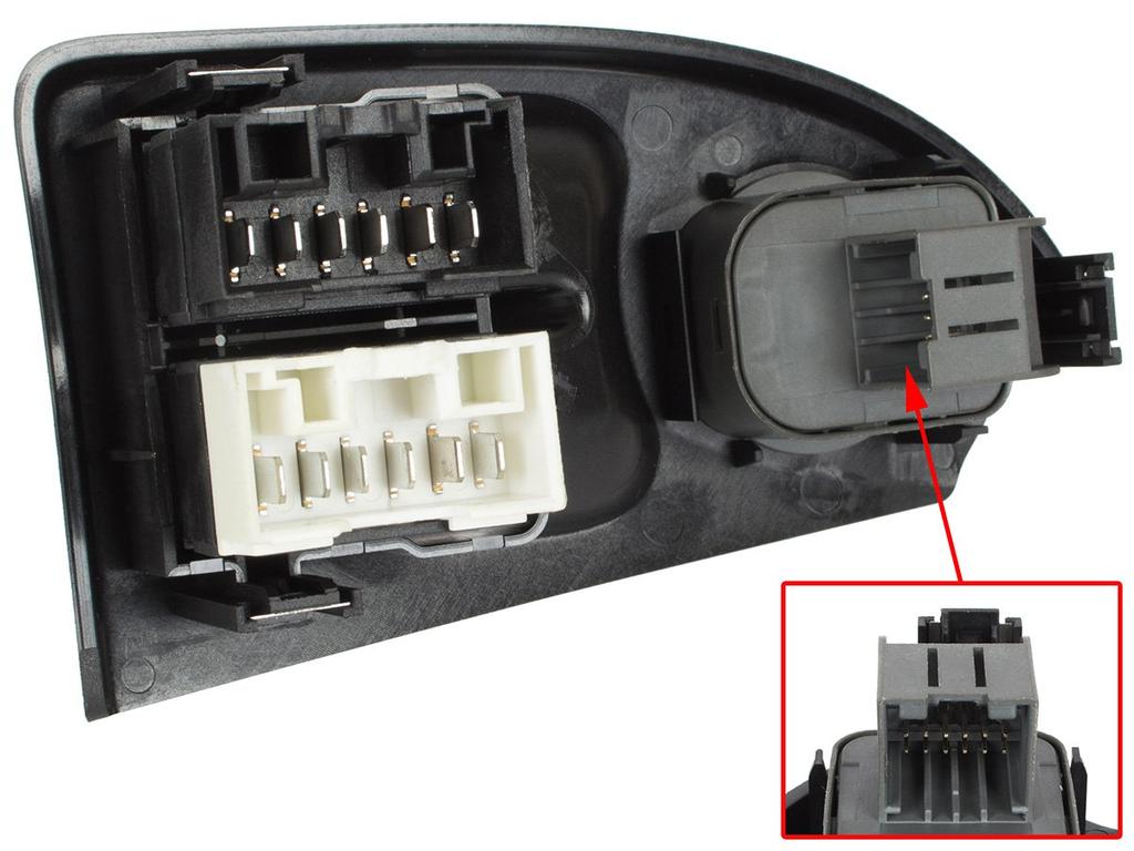 Citroen Jumper 02-06 KOMBINIERTER Schalter für elektrische Fensterheber und Spiegel