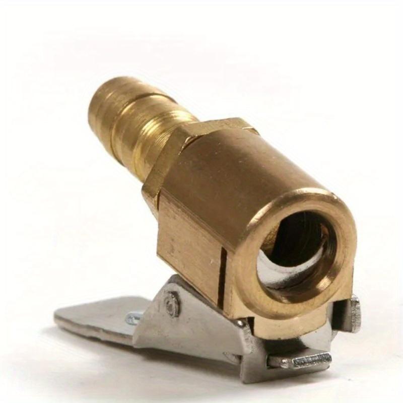 Copper Inflatable Tyre Inflator Valve, Car Quick Clip Tire Chuck Tail Plug, Durable Tire Accessory for Vehicle Maintenance
