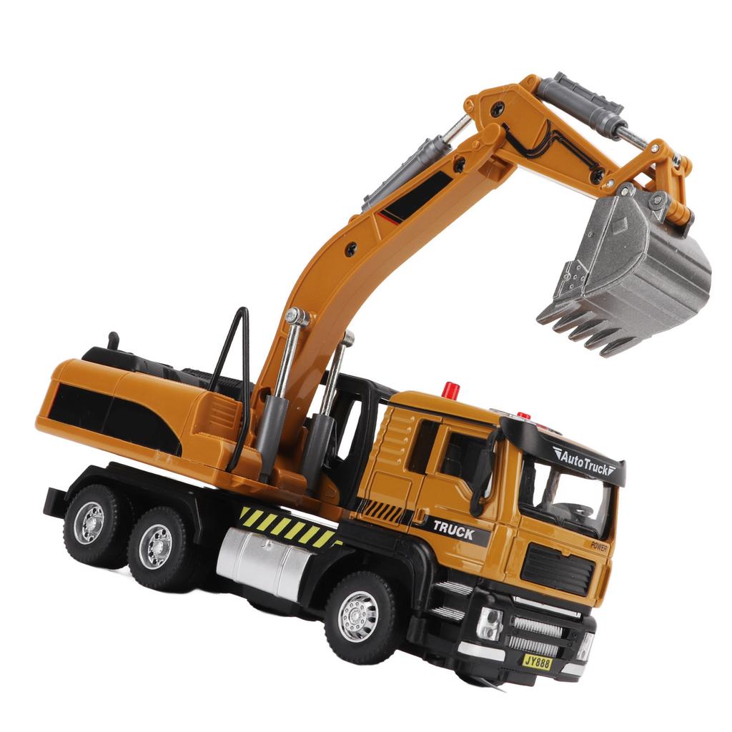 150 Engineering Excavator Model Alloy Pull Back Construction Vehicle Toy for Kids Boys Girls Gift