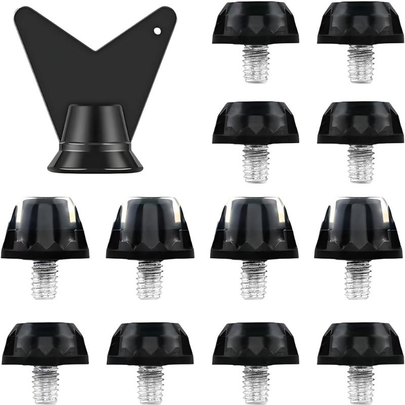 12Pcs Universals Football Shoe Stud Replacement Professional Soccer Cleats Football Boot Spikes for Soccer Shoes