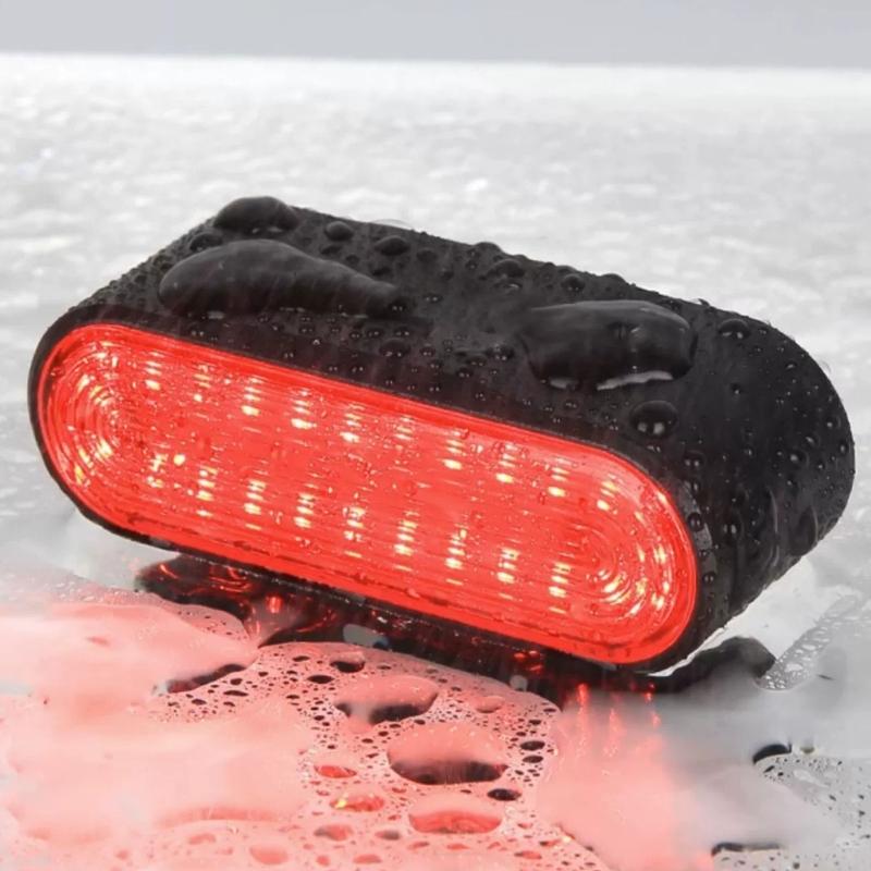 Bicycles Auto Brake Sensing Taillight Advanced Detectors Trail Charging Rear Light for Outdoor Cycling Security