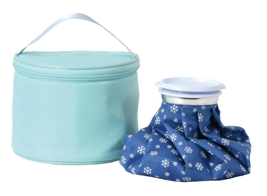 Pearl Metal Ice Pack with Cooler Water Ice Heatstroke Large Snow Cool Storage Bag, Pillow, Pack, Icing, Prevention, Size, Pattern, DC-6074