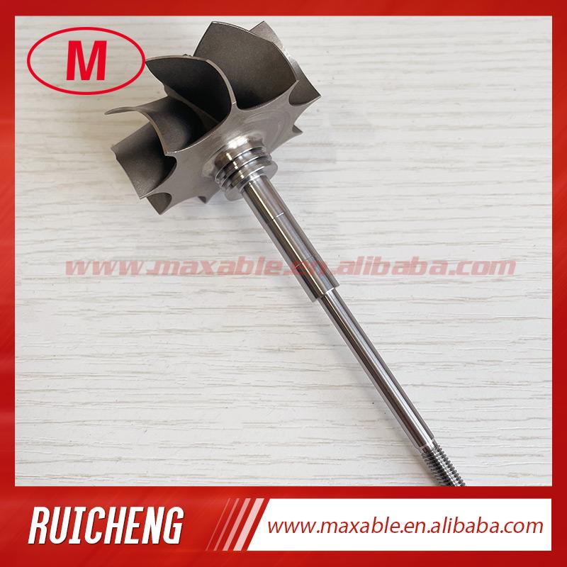 GTB25 51/53mm 9 Blades Journal Bearing Turbo Turbine Shaft&wheel