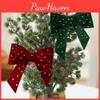 Christmas Window Hangings With Heart And Bow Style Fabric Decorations For Festive Decor