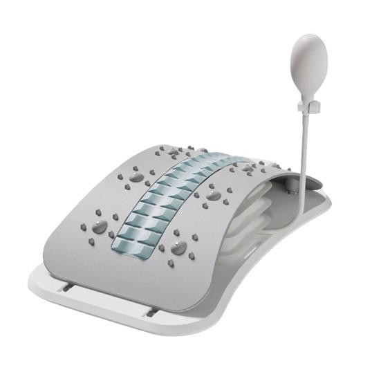 Back Stretcher Waist Trainer Adjustable Spine Decompressor Scoliosis Sciatica Lower Back Pain Relief Massager