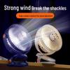 Rechargeable Clip-On Fan with Silent Operation and Long Battery Life for Dorms and Desktops