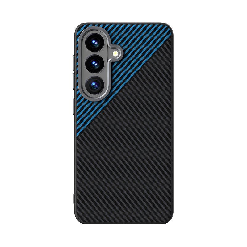For Samsung Galaxy S26 Pro Ultra Plus Case Magnetic Wireless Charging Carbon Fiber Green Texture Mobile Phone Case