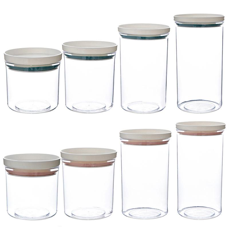 Küchenzubehör Aufbewahrungsbox Versiegelte Flaschen Kunststoff-Aufbewahrungsbehälter Gewürzbehälter Frischhaltegläser für Großgemüses