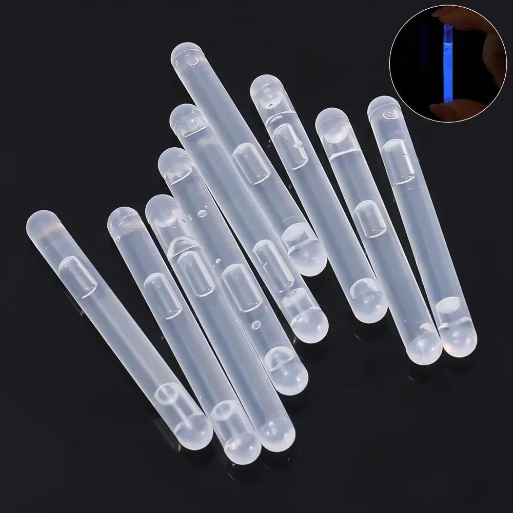 100/10x Glowing Sticks Bright Colorful Light Chemical Fluorescence Sticks for Wedding Decoration Night Fishing Float Rod Lights 10pcs