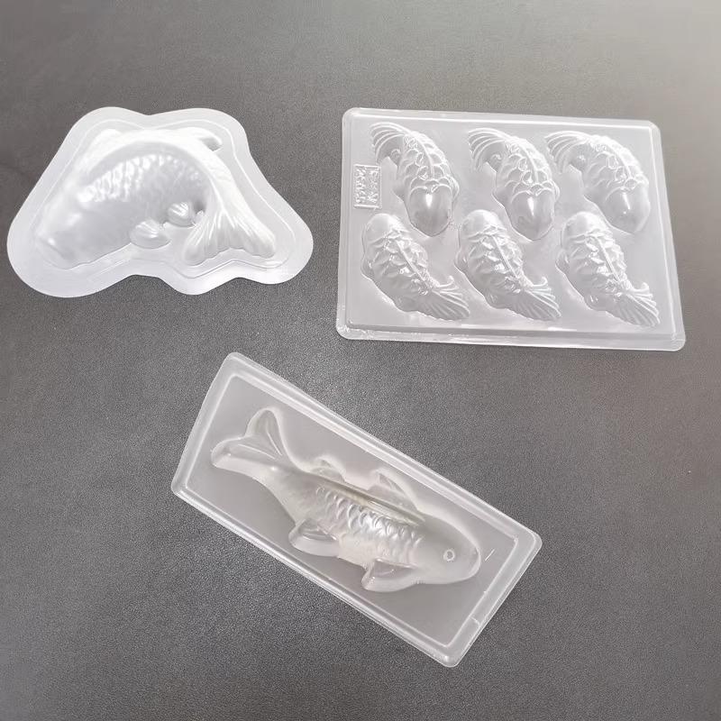 Fish-Shaped Plastic Mold for Rice, Cake, Jelly, Chocolate, and More