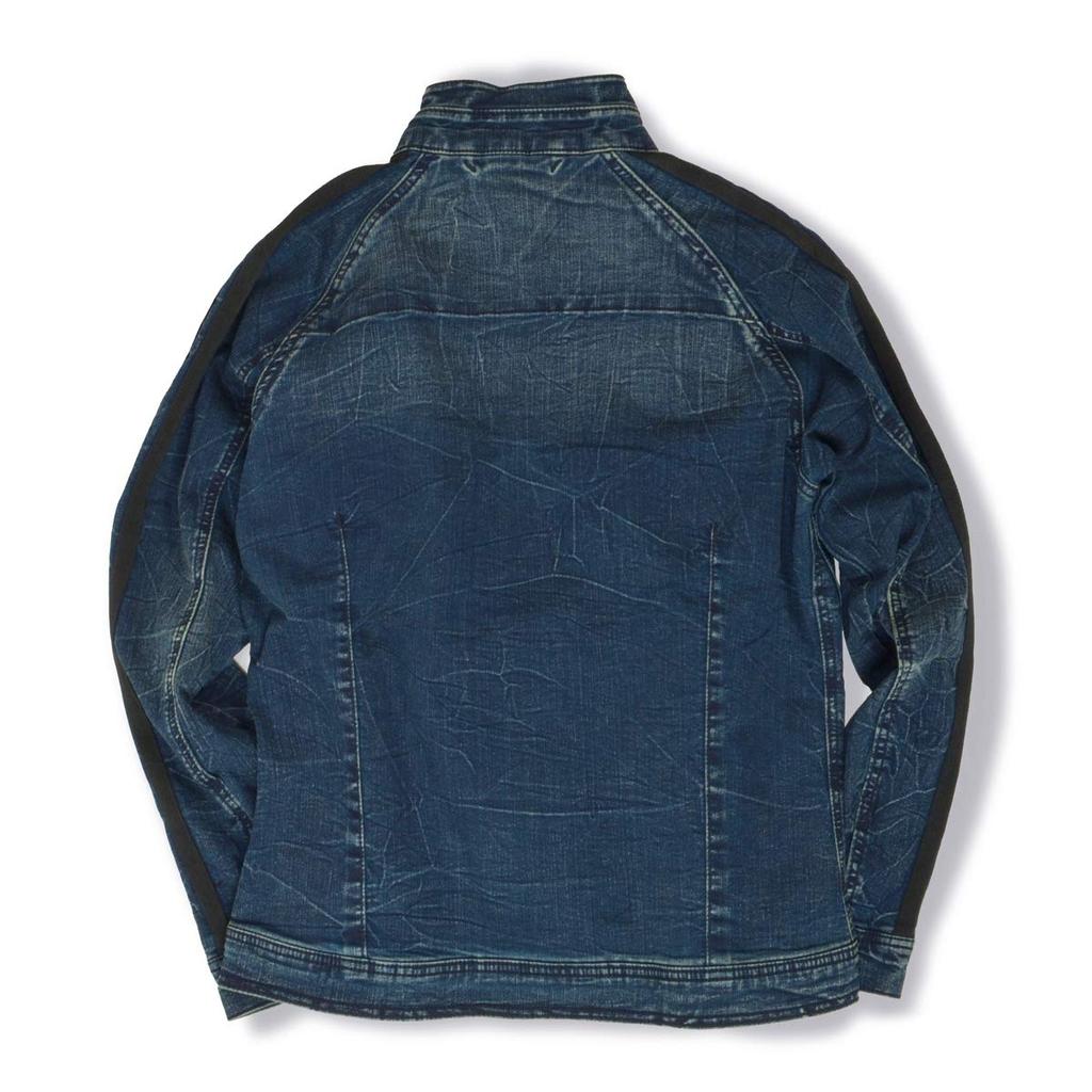 Top and Bottom Set Work Clothes Denim Jacket Stretch Skinny Denim Gran Cisco Work Clothes Takaya Shoji All Seasons Comes with Kohaze [Musashino