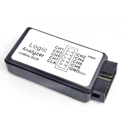 USB Logic Analyzer 24M 8CH Microcontroller ARM FPGA Debug Tool 24MHz, 16MHz, 12MHz, 8MHz, 4MHz, 2MHz