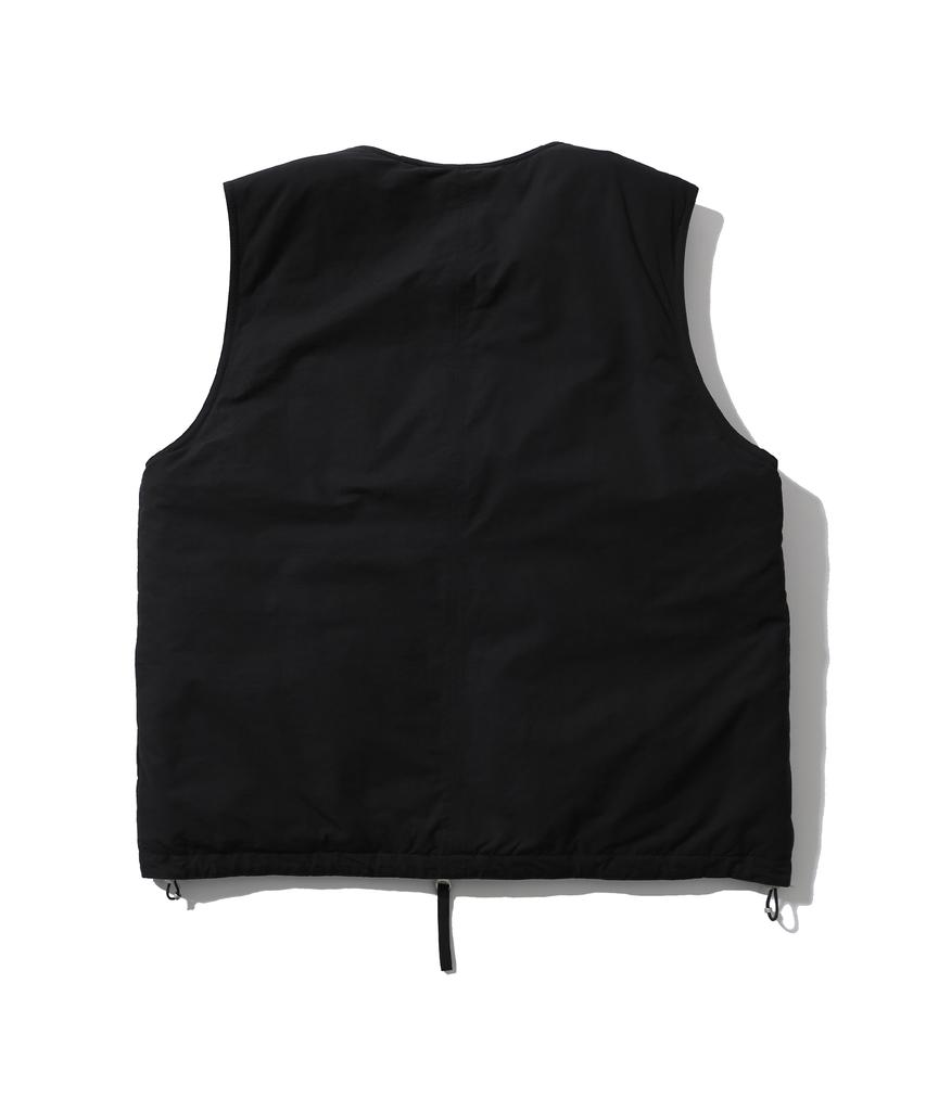 Search410 Overline Snap Vest Black