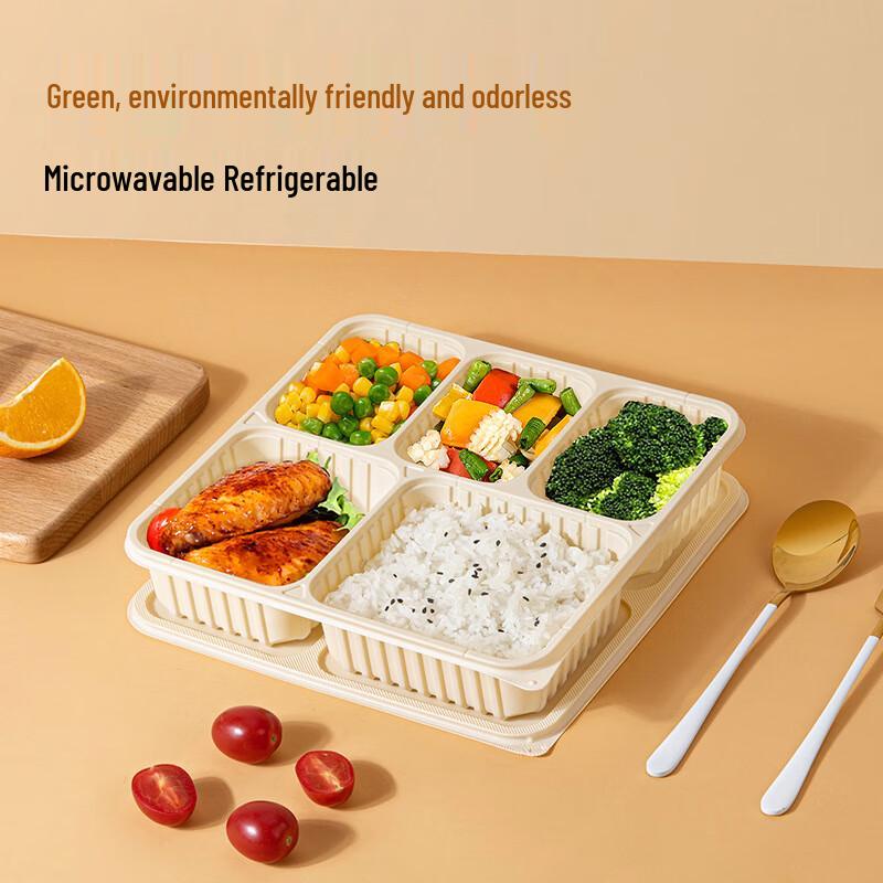 Set de boîtes-repas biodégradables en amidon de maïs Xiaoyueya