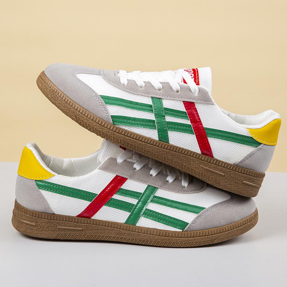 Summer New Comfortable Five-year Mutual Encouragement Breathable Contrasting Color Lightweight Board Shoes Casual Shoes