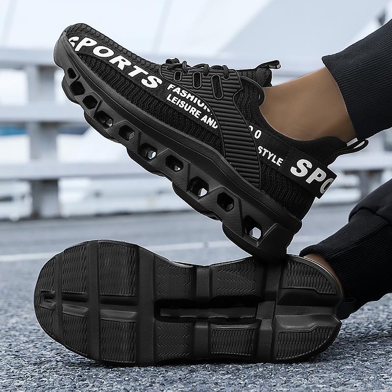 Men's Flying Woven Lightweight Breathable Comfortable Sneakers Men's Fashion Sneakers, Large Size Men's Shoes
