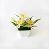 Multicolor Simulation Flowerpotted With Flowerpot Faux Potted Flowers  Home Decoration