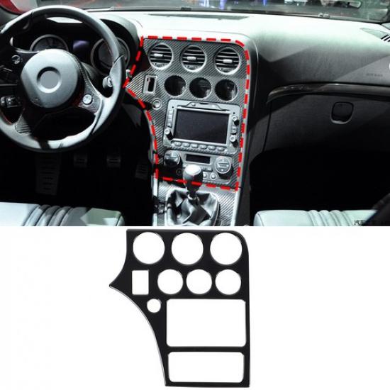 Piano Black Center Multimedia Trim Sticker For Alfa Romeo 159/Brera/Spider 04-11