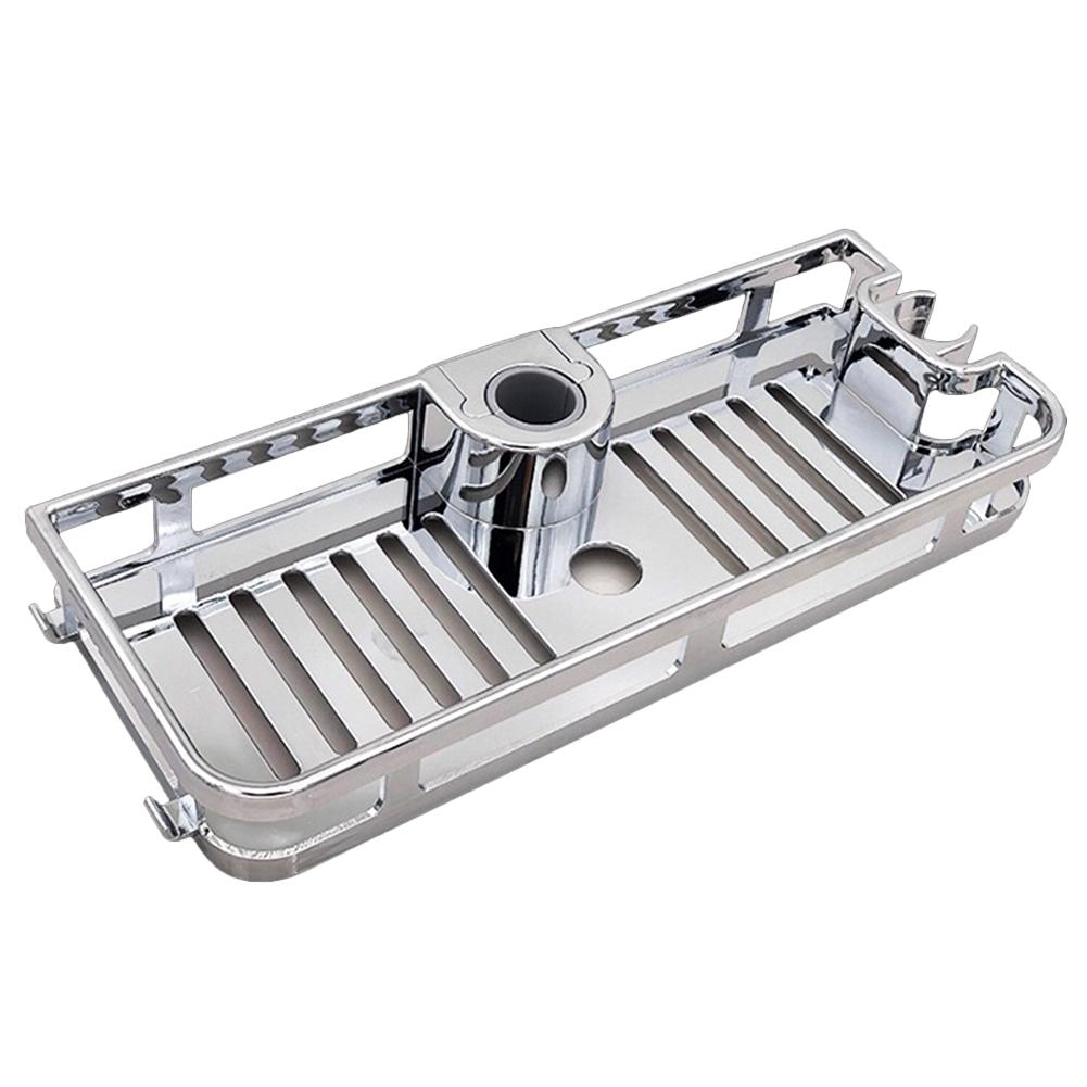 Shower Storage Holder No Drilling Lifting Pole Shelves Shower Caddy Shelf for Shower Rail with Diameter of 22 24 25mm