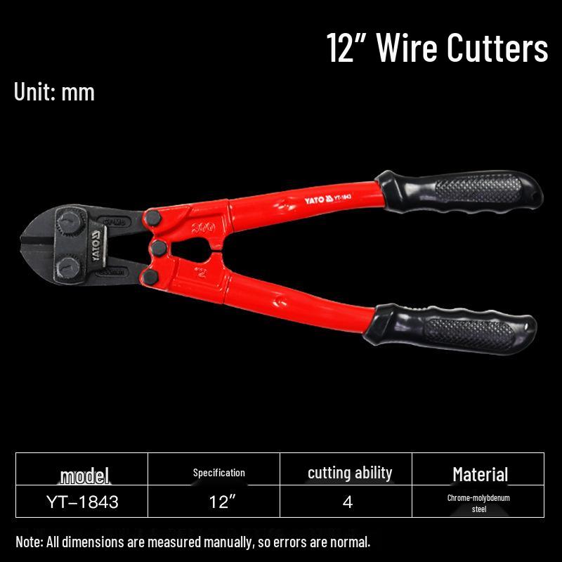 YATO Heavy-Duty Steel Wire Cutters & Lock Pliers