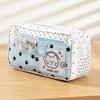 Cat Pattern Pencil Bag Blue Polka Dot Stationery Bag Stationery Organizer Pencil Case  Office