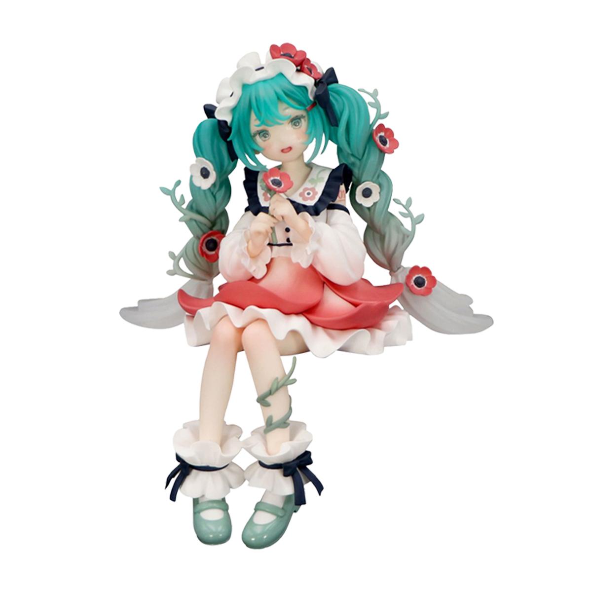 

Фигурка Playthings Star Animation Vocaloid Цветочная фея Коллекционная серия МИКУ Очаровательный анимационный дизайн ПВХ Фигурка на шарнирах