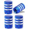 Aluminum Alloy Tire Valve Stem Caps 4 Pcs Universal Stem Covers for Cars Motorcycles and Bikes Auto Tire Accessoires Stem Caps1