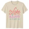 The Lake Is My Happy Place Anchor Nature Lake Lover TShirt