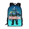 Roblox Kinderschoolrugzak Jongens Meisjes Lichtgewicht Oxford Stof Dubbele Riem Tas Met Luchtgevulde Riemen