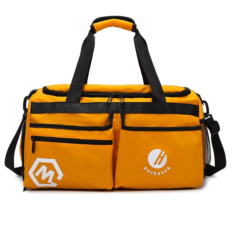 Large Capacity Travel Bag Independent Shoe Compartment Fitness Multi-compartment Multifunctional Waterproof Wear-resistant Handbag