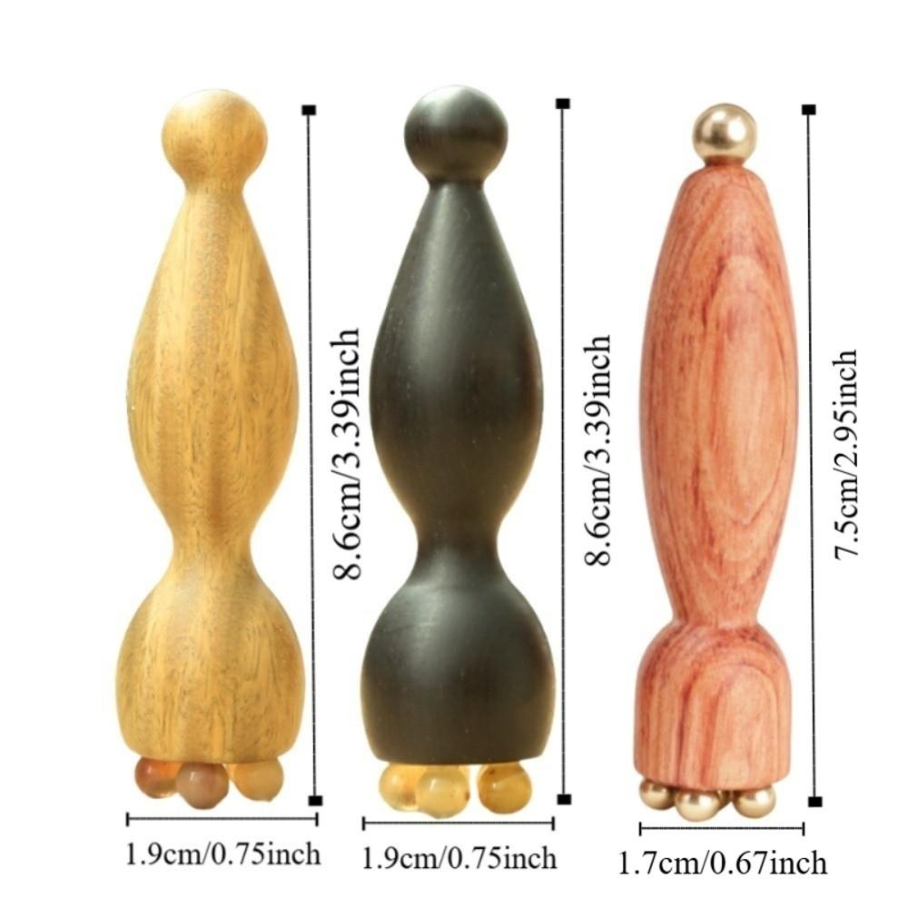 Five Beads Design Eye Massage Stick Reduce Puffiness Guasha Face Massager Tool  Eye SPA