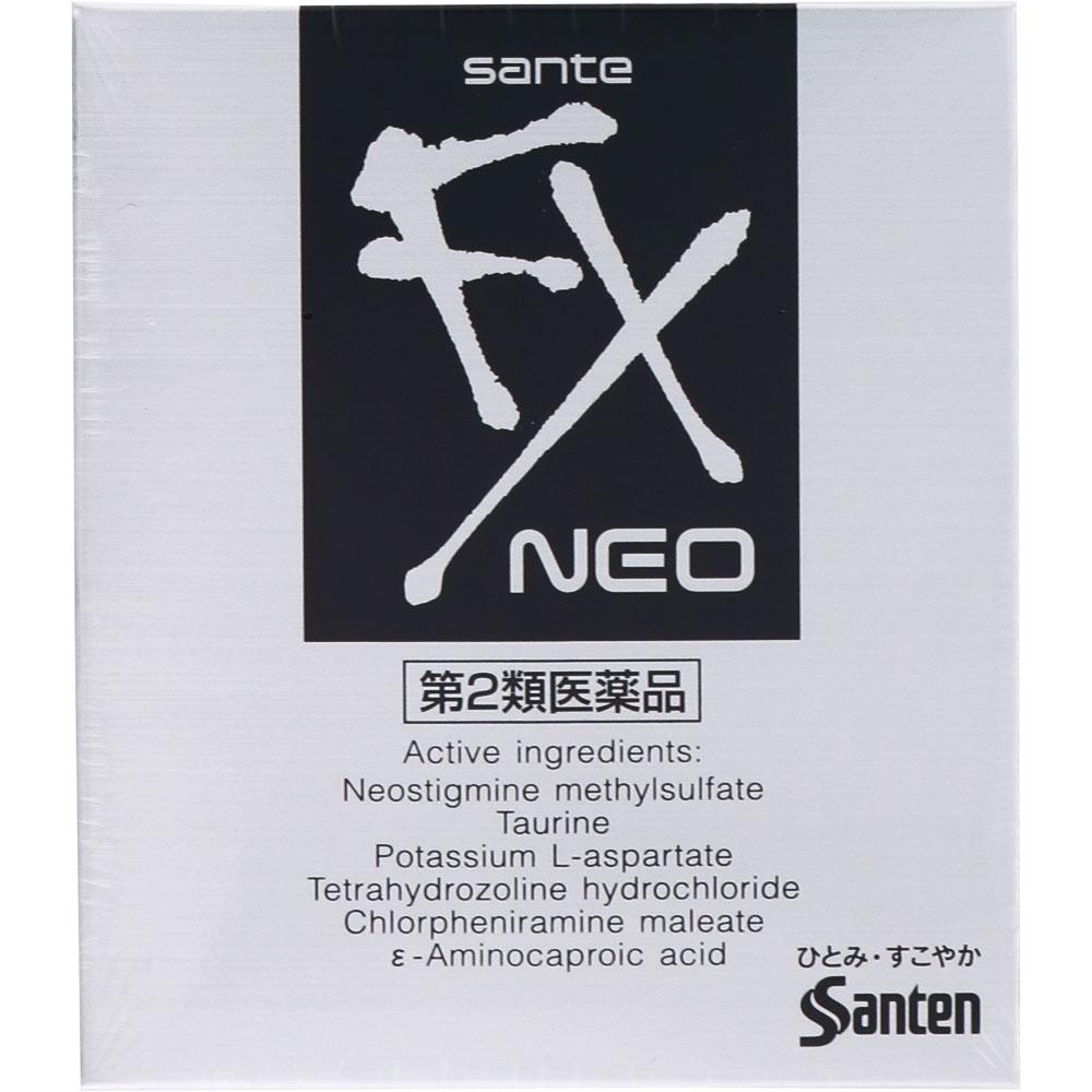 Santen Pharmaceutical Sante FX Neo 12ml Cool Eye Drops Indications: Eye Fatigue, Conjunctival Hyperemia, Itchy Eyes, Prevention of Eye Diseases (after