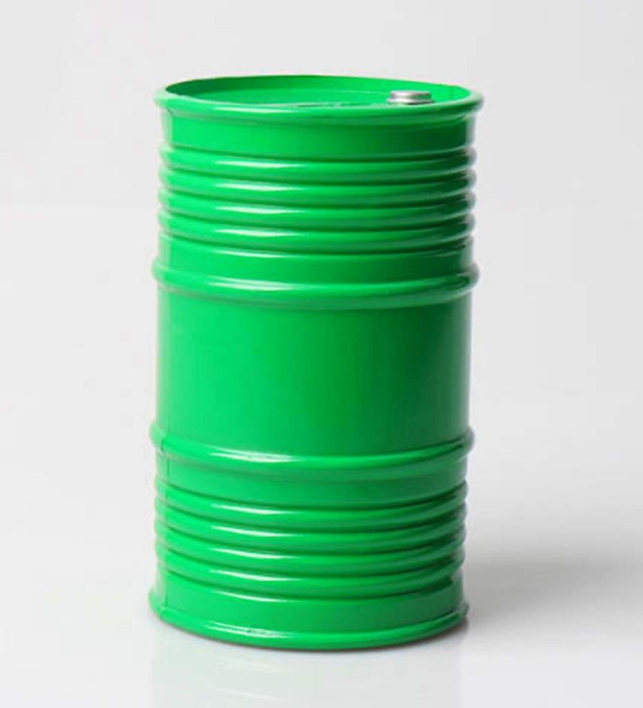 Haruhana RC Car Accessories for Rock Racer/Rock Crawler 1/10 Scale: Drum, Fuel Tank, Fire Extinguisher, and Shovel (Set of 5, Green)