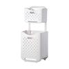 Plastic Folding Laundry Basket Wall-mounted Removable Large Capacity Clothes Storage Rack Bathroom Organizer Accessories
