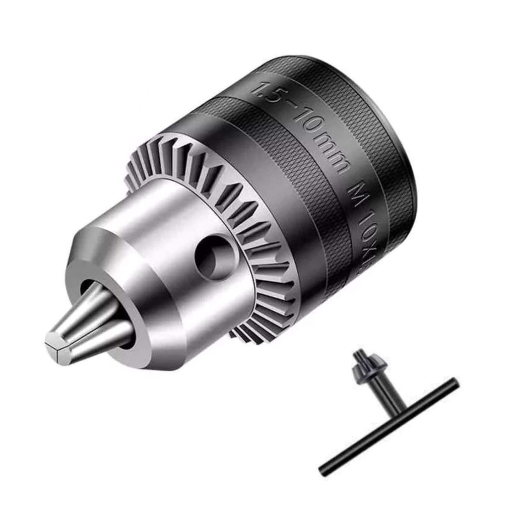 Angle Grinder to Electric Drill Conversion Iron Clamp for Screwdrivers and Electric Hammers Chuck, Three-Jaw Adapter, 1.5-10mm,