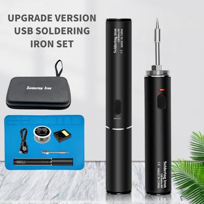 USB Lötkolben 5V Mini Praktisch Einstellbare Temperatur Heimwerkzeuge DIY Manuell Radio Lötkolben Set