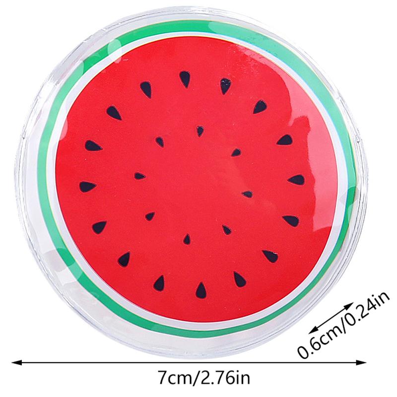 Cute Cartoon Round Fruit Cold Compress Ice Bag Eye Patch Remove Dark Circles Moisturizing Beauty Relaxation Mask