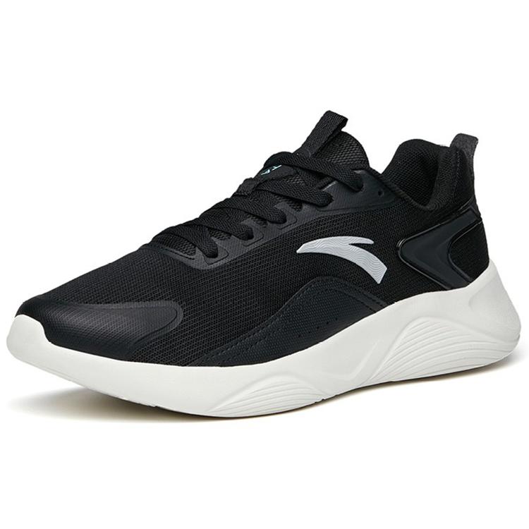 Anta Athletic Shoes Cushioning, Wear Resistant Low top Casual Shoes Men's Black 112215571-1