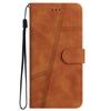 For HMD Pulse/Pulse+ Case Flip Leather Retro Phone Cover Lines Imprinted