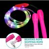 3 Pcs Glowing Skipping Rope Kids 2 In 1 Fitness Skipping Rope Luminous Toys Glow In Dark Flashing Gift for Kids Adults Party Keep