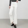 Fanzhen Women's High-Waist Loose Fit Cropped Flare Jeans