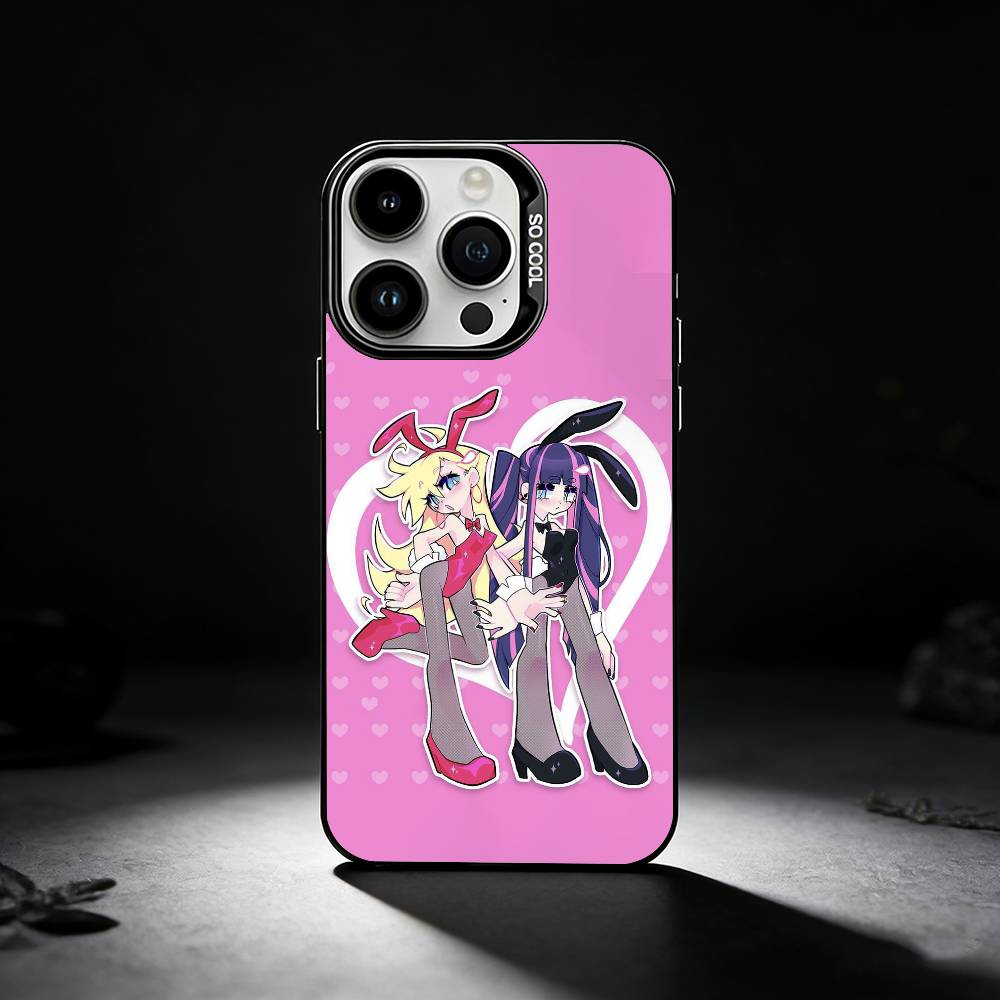 Новый Чехол для телефона P-PANTY STOCKING Для iPhone 17,16,15,14,13,12,11 Plus,Pro Max,XS,Цветной серебристый чехол для телефона iPhone14ProMax