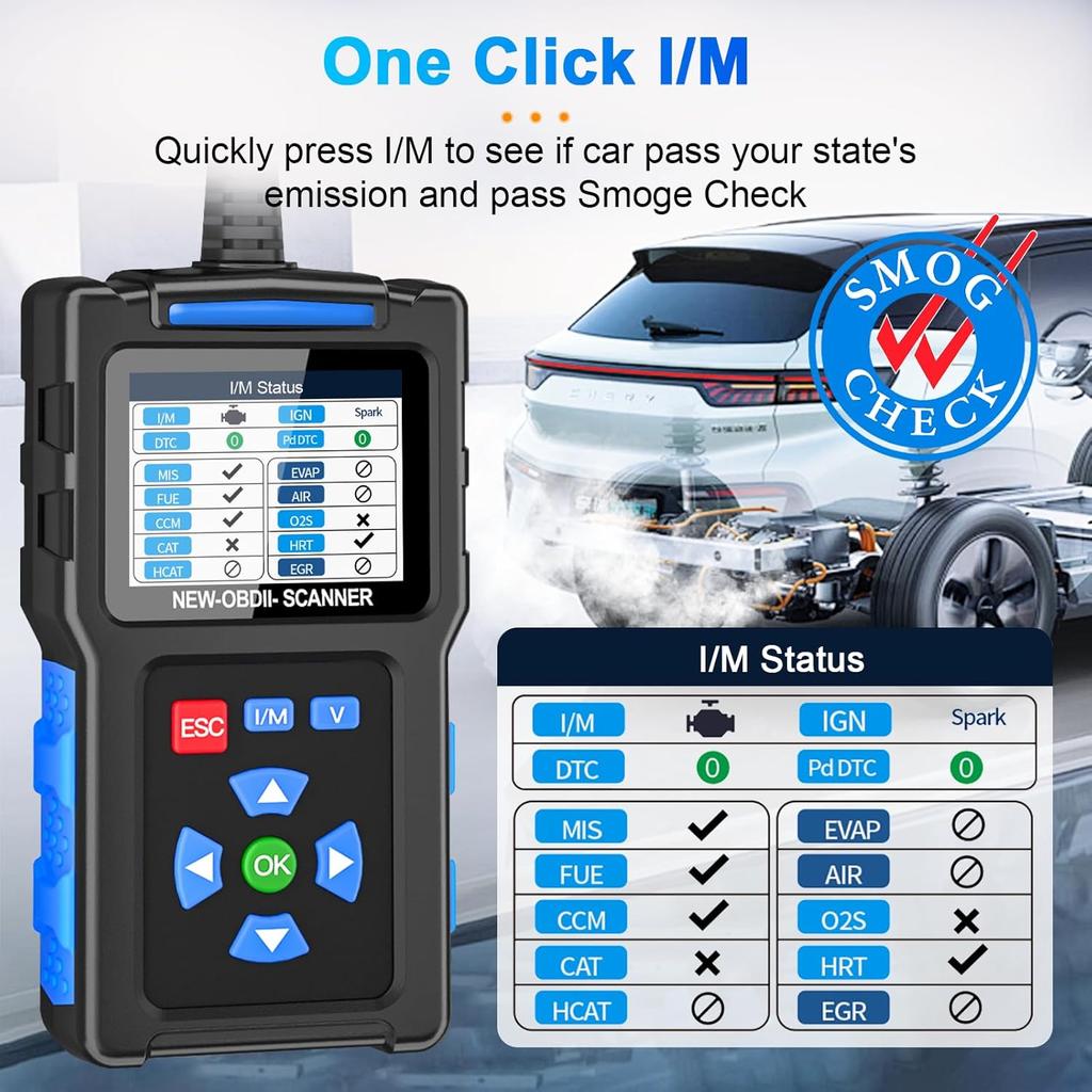 Check Engine Code Reader, Car Diagnostic Scanner, Vehicle Code Reader For Cars And Trucks, OBD 2 Scanner, T200
