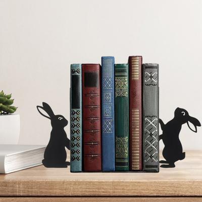 1 пара милих книжкових упорів у формі котів Декоративні дерев'яні стопори для книг для полиць Столів Кутовий органайзер для полиць Чарівний декор для дому та офісу Подарунок для кота