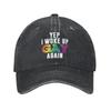 LGBTQ Rainbow Baseball Cap Vintage Distressed Denim Gay Pride LGBT Awareness Ally Snapback Cap Unisex  Outdoor All Seasons Caps